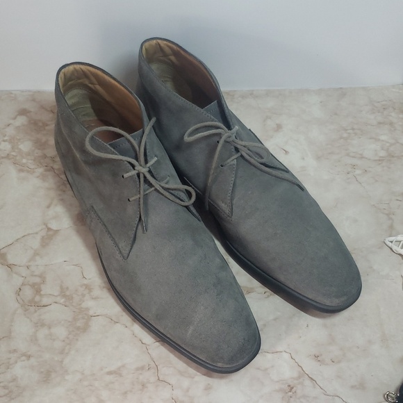 Tods Gray Suede Men\'s Shoes 10.5 main image 6